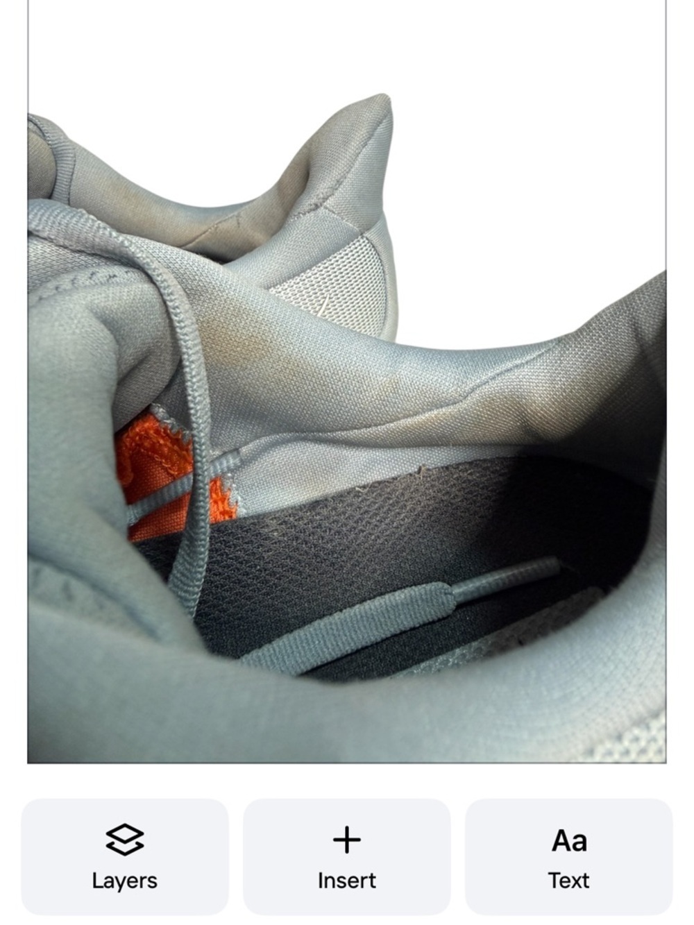 Hoka Clifton size 7 Light Blue and Orange Performance Running Shoes - Picture 4 of 6